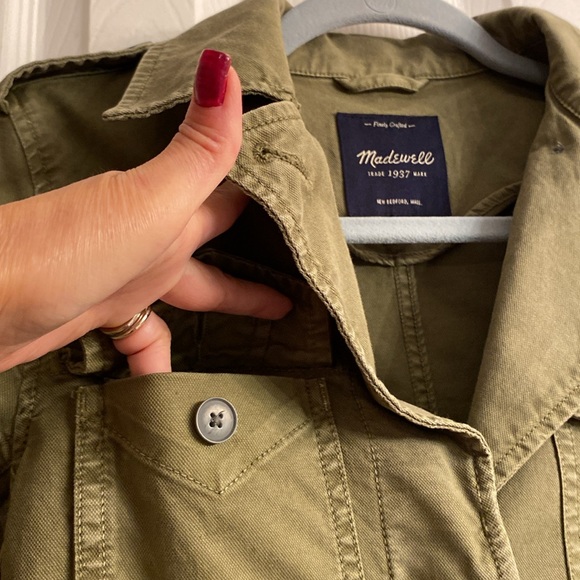 Madewell Military Button-Down Jacket, Size: XS - Picture 5 of 15